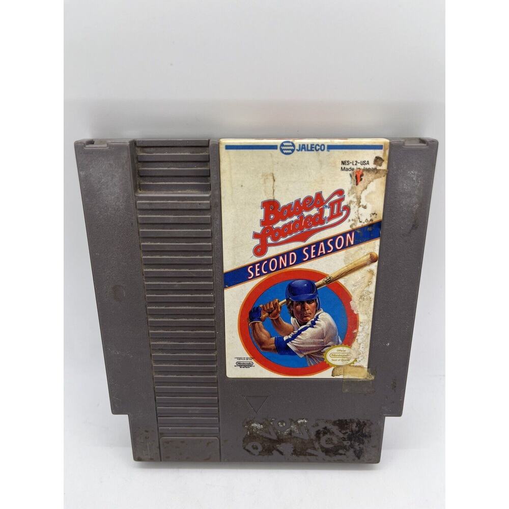 Bases Loaded 2 Second Season (Nintendo NES 1989) Loose Cartridge Only Tested